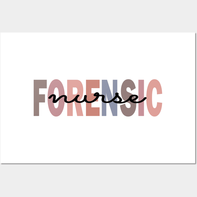 Forensic nurse Wall Art by EmbeeGraphics